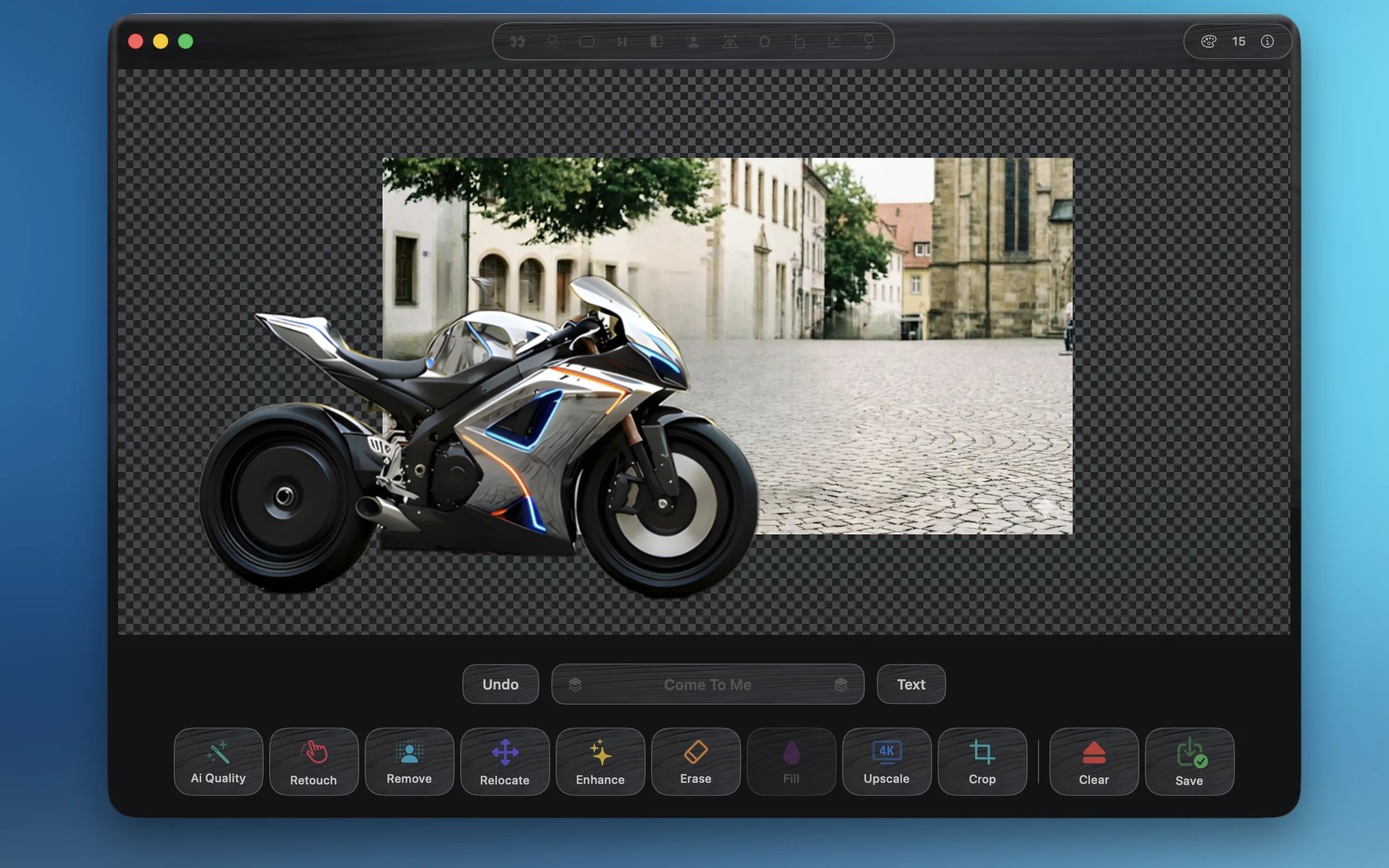 Upscaled to 8K resolution