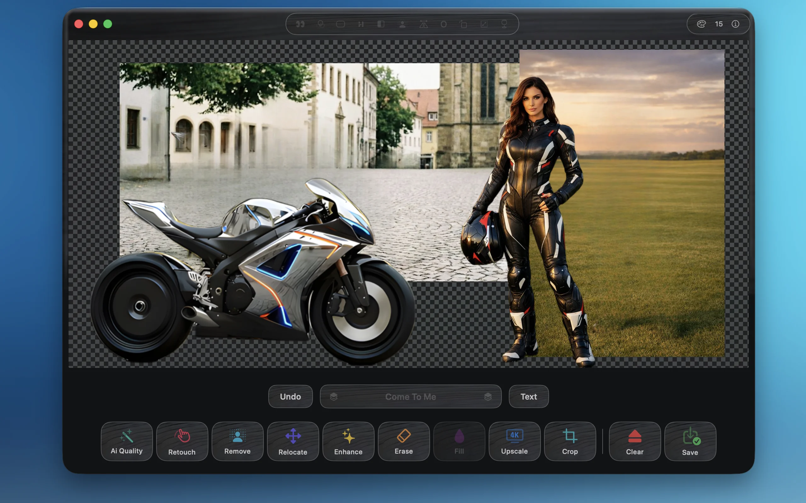 Original image ready for editing