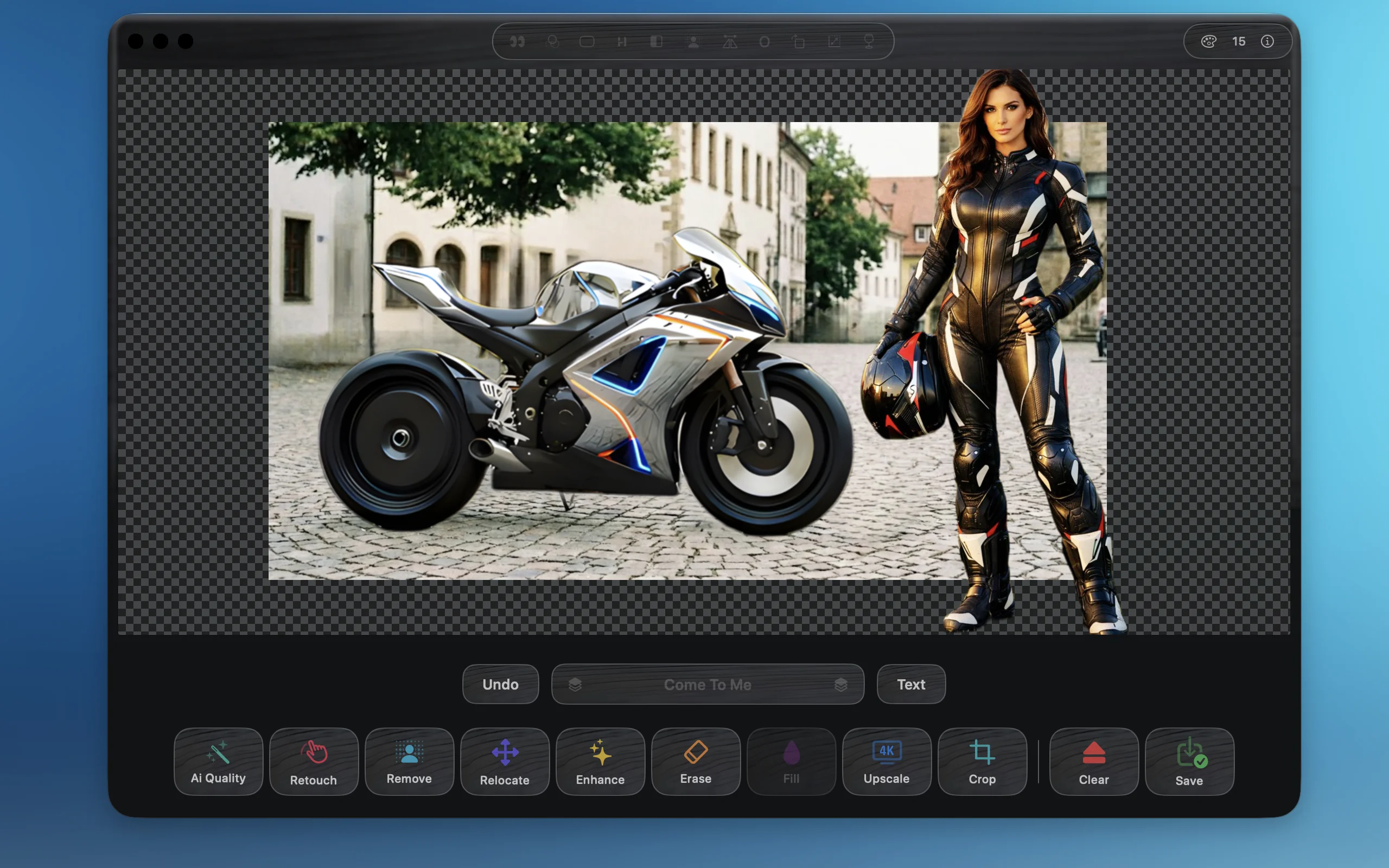 Background removed in one click