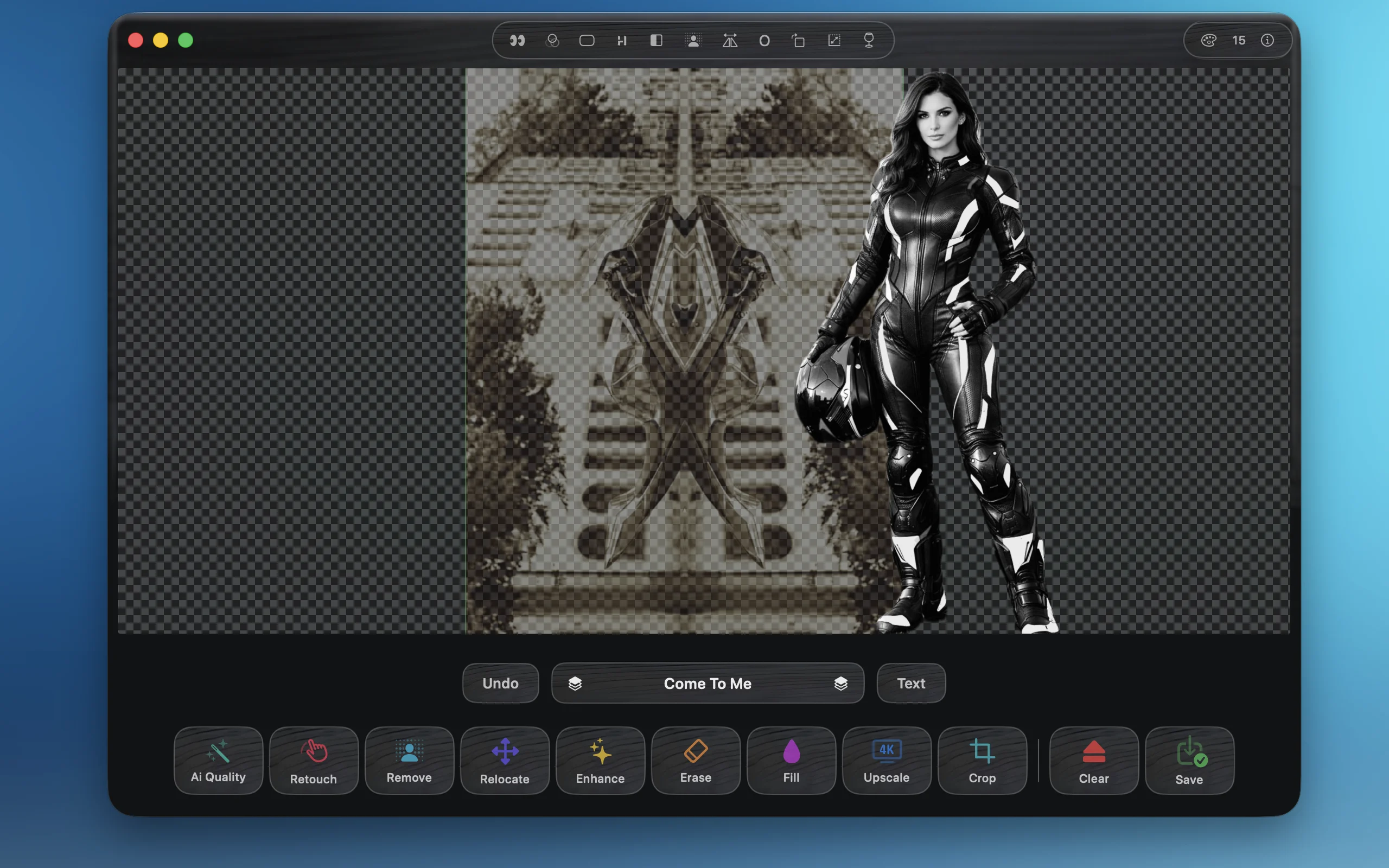 Subject and wall composition