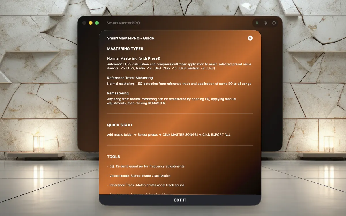 Professional Mastering